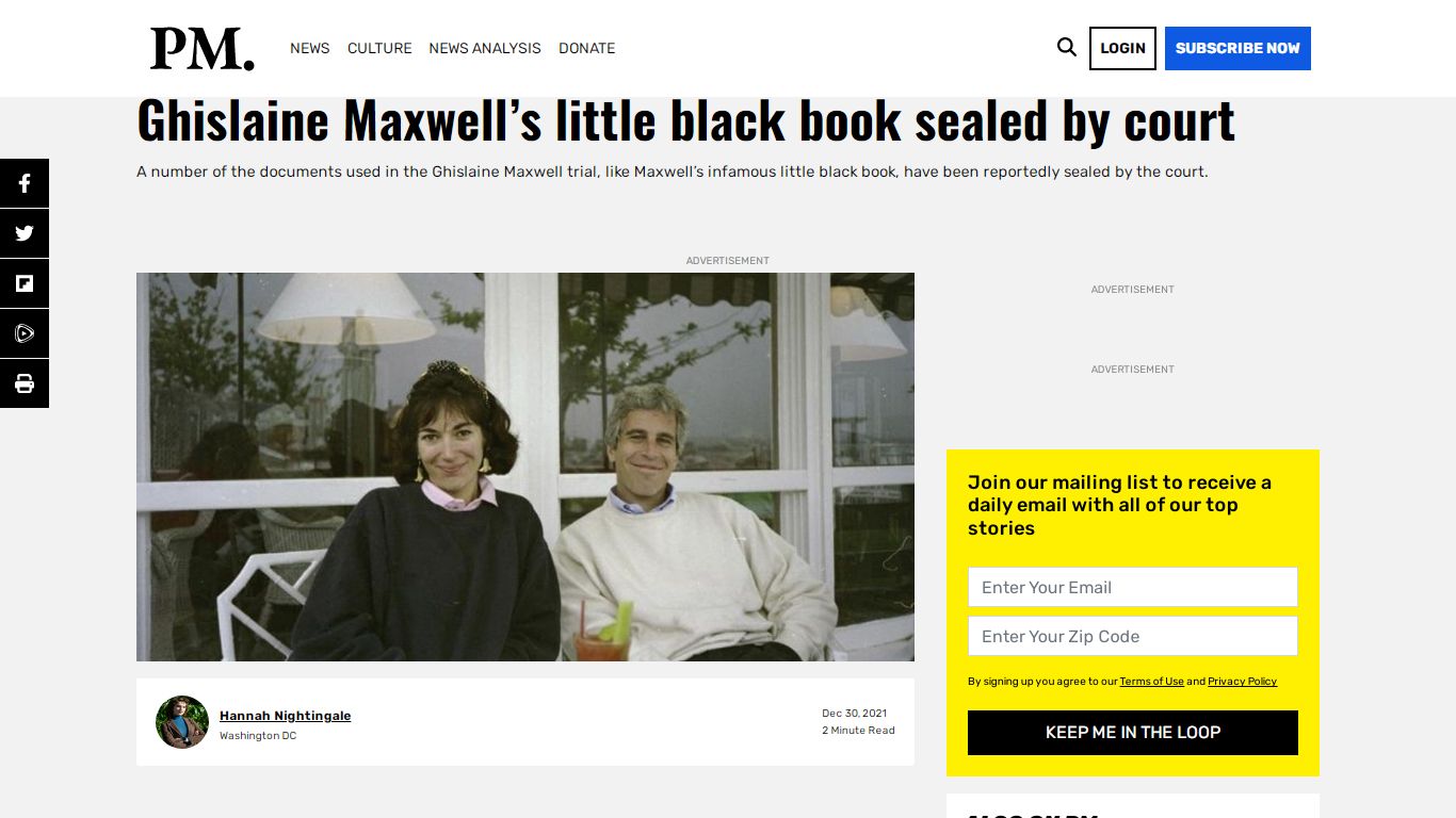 Ghislaine Maxwell’s little black book sealed by court
